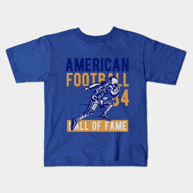 Awesome American Football T-Shirt Kids T-Shirt by HealthPedia